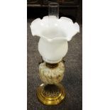 An oil lamp with Duplex burner,