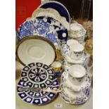 Royal Crown Derby blanks; Paragon Coniston coffee cups; Minton Haddon Hall;