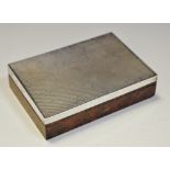 An Italian silver mounted rectangular box, E Vagnozzi,