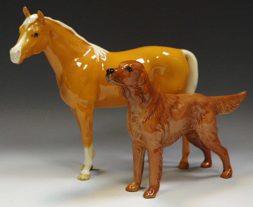 A Beswick palomino;