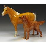 A Beswick palomino;