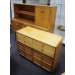 A Nathan Furniture retro teak cabinet,