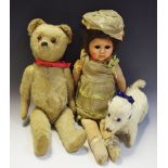 Juvenalia - a late 19th/early 20th century straw filled doll,