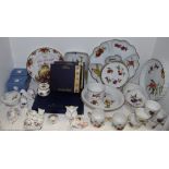 Royal Worcester oven to table ware Evesham; Aynsley animals;