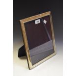 A large Elizabeth II silver easel photograph frame, 25.