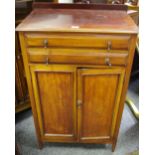 A mahogany tallboy, two drawers over two door cupboard, c.