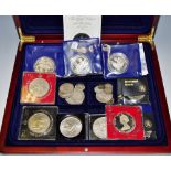 Coins - Crowns including George III; commemorative;