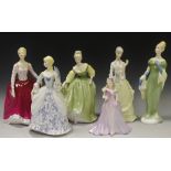 Elegant ladies - Royal Worcester invitation,