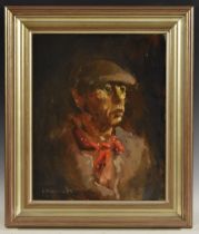 Lawrie Williamson (British, 1932 - 2017) A Self Portrait signed, oil on canvas,
