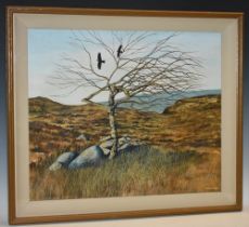 James McNulty, NWS, Odin's Birds, on the High Moor, signed, oil on canvas, 50.