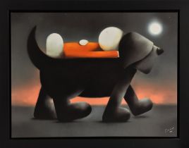 Doug Hyde, by and after, Sleep Walking, signed, giclee print on canvas, limited edition 6/95,