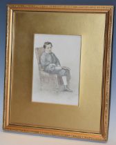 H. J. Walker Boy Seated in a Chair signed, watercolour, 17.