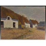 Georges Ney (French School, early 20th century) Rural Cottages signed, oil on canvas,