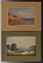 H. McGiness, 19th century, A Lakeland View, signed, dated 1883, watercolour, 24cm x 35.