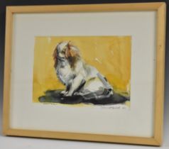 Karin Whittlewood 'Yum-Yum' signed, titled, watercolour,