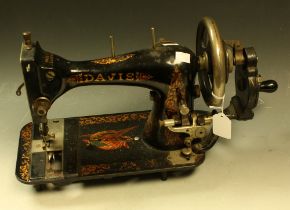 An American Davis manual sewing machine, made in South America,