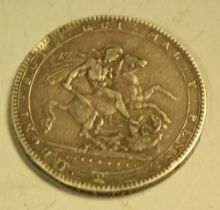 Coins - a George III 1819 silver crown