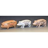 Advertising - a reproduction cast metal Piggy Bank, in the form of a pig,