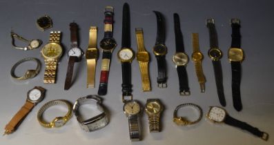 A collection of Vintage and other wristwatches, including Sekonda, Ingersoll, Rotary, Citizen,