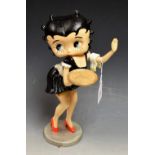 A reproduction cast metal figure, Betty Boop as a waitress,