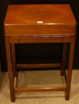 An early 20th century canteen table,