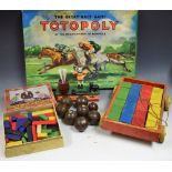 Toys and Juvenalia - a Waddington's Totopoly horse racing game,