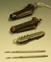 Boxes and Objects - vintage pocket knives;