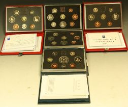 Proof coinage, UK, 1983, 1984, 1990,