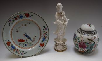 An 18th century Famille Rose plate,