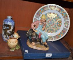 Ceramics - a Royal Doulton figure, Thanks Giving,