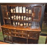 A Jacobean Revival oak dresser,