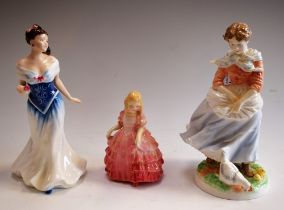 A Royal Worcester figure, Farmers Wife, Old Country Ways, limited edition 1828/9500; others,