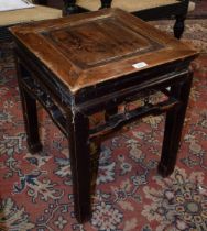 A Chinese hardwood jardiniere stand, 52.