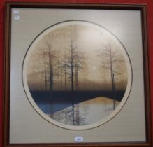 Virgil Thrasher, by and after, Blue Lake, signed, seriograph, limited edition number 133/250,