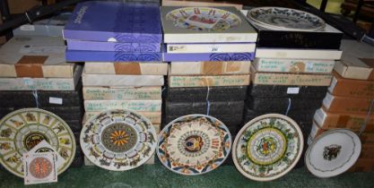 A large quantity of collectors plates, including Great Sailing Ships of the Golden Age of Sail,