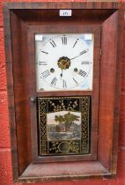 A New Haven Clock Company wall clock,