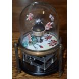 A Chinese inspired mechanical aquarium clock,