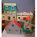 Toys and Juvenalia - Sylvanian Families, various, including a two storey mansion house with balcony,