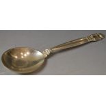 A Georg Jensen Acorn pattern spoon