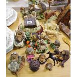 A Boarder Fine Arts resin model spring cover B0298; others Terrier,