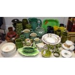 Decorative ceramics - Sylvac; Beswick; Bretby; Carlton ware crinoline lady napkin holder;