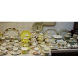Teawares - Enoch Wedgwood Tunstall Ltd part tea service; Dakin English bone china part tea service;