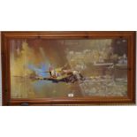 Barrie A F Clark Spitfire framed print