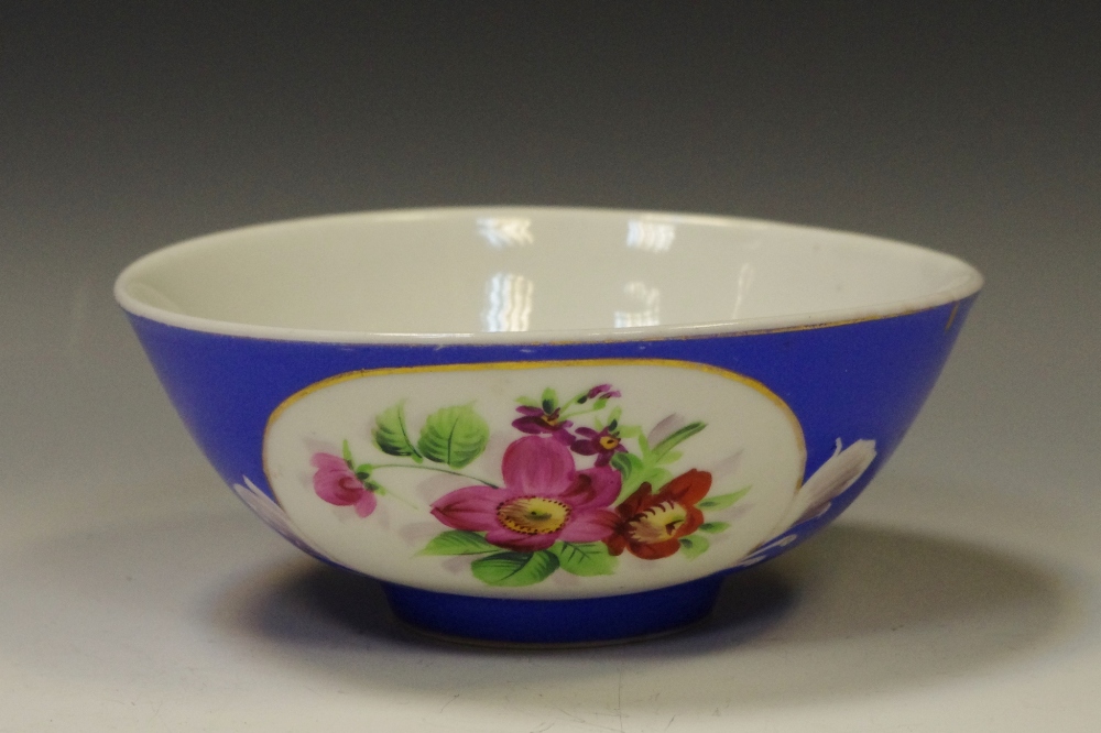 A mid 19th century Imperial Russian Gardner porcelain bowl,