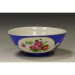 A mid 19th century Imperial Russian Gardner porcelain bowl,