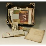 Ephemera - autograph album, photographs,