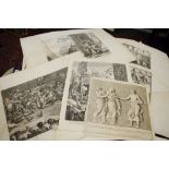 Hogarth, Published accordingly to the Act of Parliament 1730, monochrome engravings,