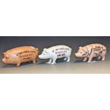 Advertising - a reproduction cast metal Piggy Bank, in the form of a pig,