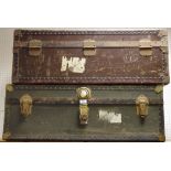 A travel trunk - 471358 MAJ J F Storr 3 arm div HQ sig Reet BFPD 106106;