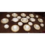 A Royal Worcester Ambassador part dinner service, comprising dinner plates, dessert plates,